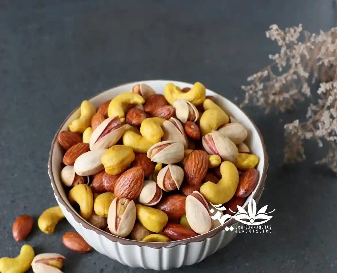 آجیل سه مغز لوکس بوداده 